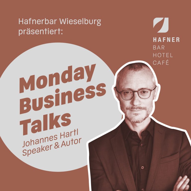 Johannes Hartl beim Monday Business Talk in der HAFNERBAR