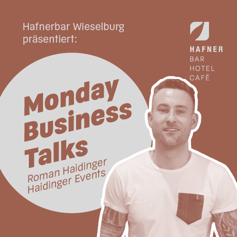 Roman Haidinger beim Monday Business Talk in der HAFNERBAR